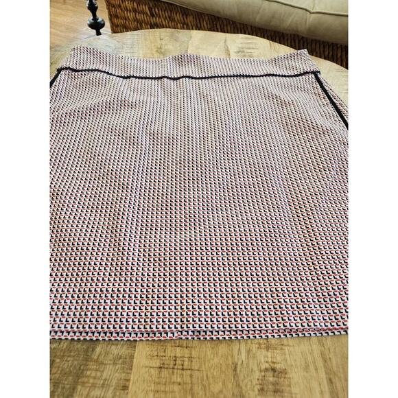 Ann Taylor Mini Skirt Spandex Women's Size 12 Nautical Summer - Picture 6 of 9